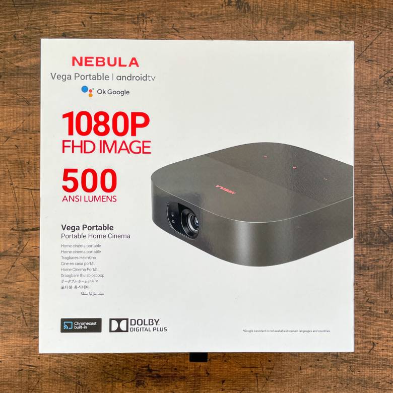 Nebula Vega Portableレビュー】フルHDの解像度と500ANSIルーメンの