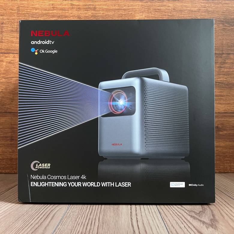 箱無し]Nebula cosmos プロジェクター 本体 シルバー 音も映像も美しい