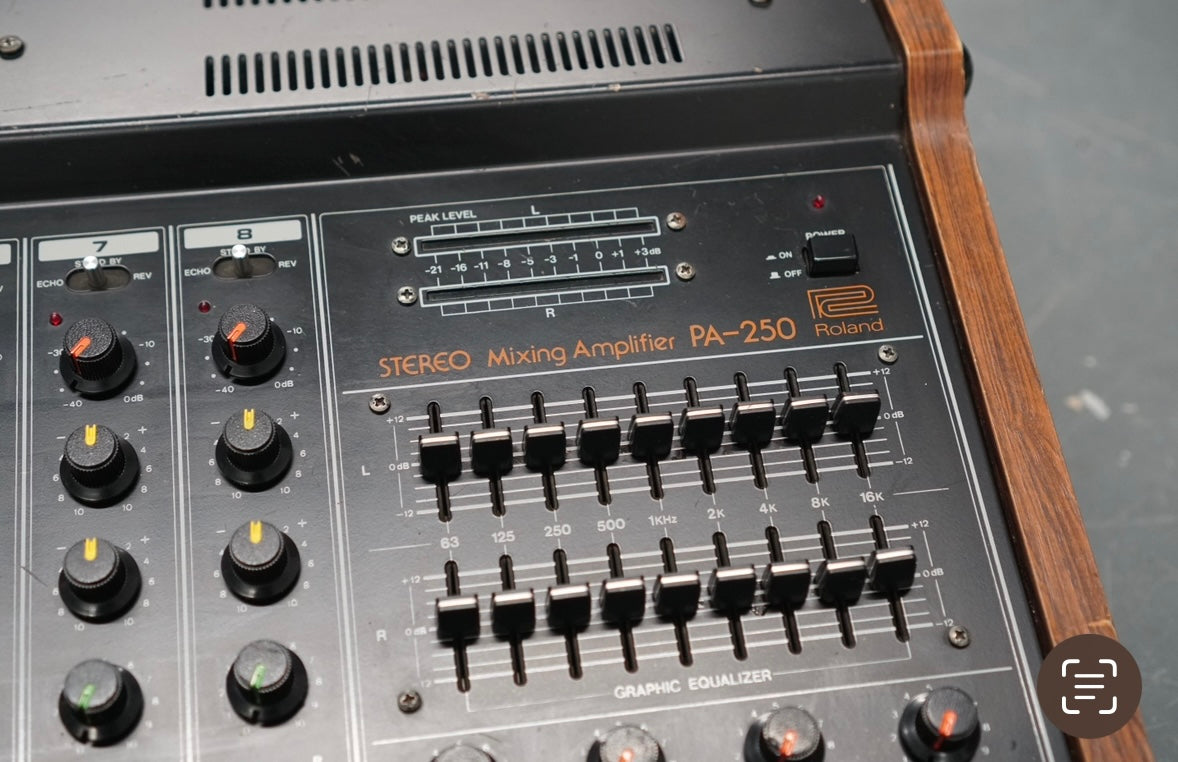 Roland PA-250 Stereo Mixing Amplifier – Make Noise Pro Audio