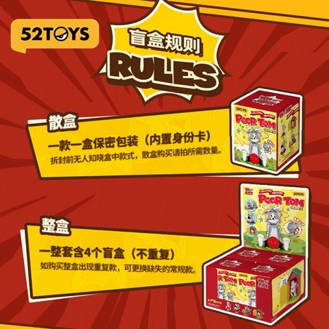 BLINDBOX トムとジェリー 可哀想なトム シリーズ | ギミックフィギュア