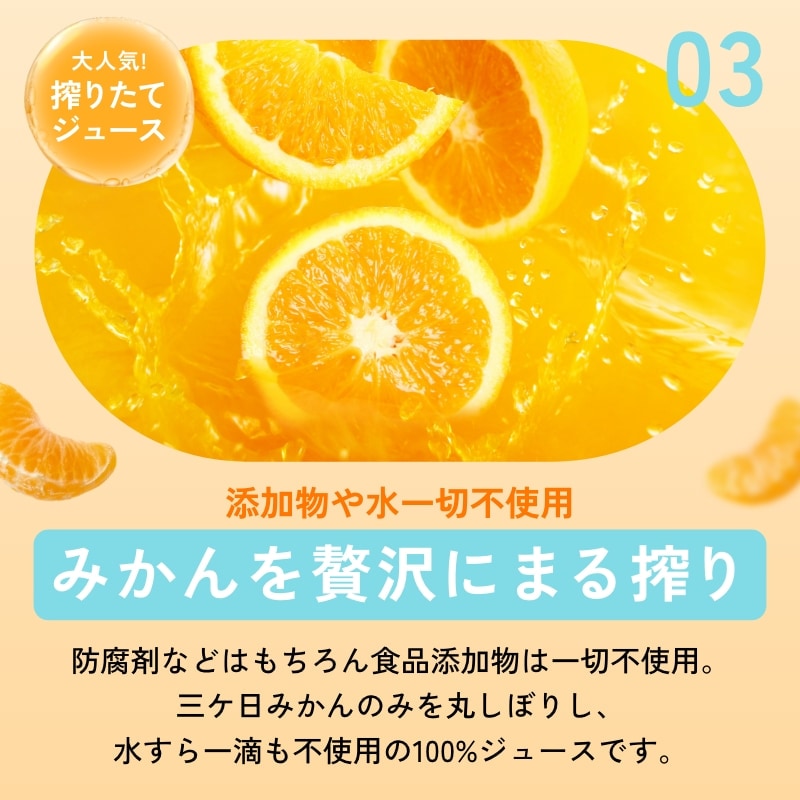 燈ギフトセット 三ヶ日みかん100％ジュース180ml×4本 まるごと三ヶ日