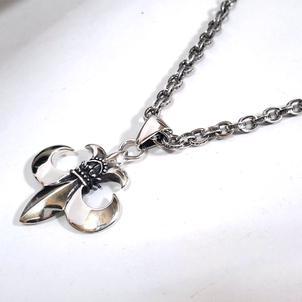 5mm幅 刻印チェーン / ペーパーチェーン ネックレス 61cm シルバー925