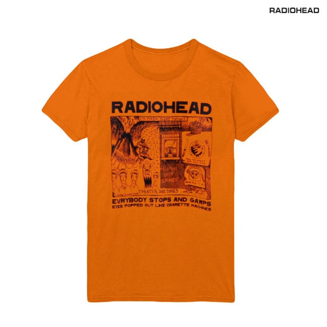 Radiohead / レディオヘッド - GAWPS Tシャツ(オレンジ) | Tシャツ