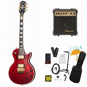 Epiphone / Alex Lifeson Les Paul Custom Axcess Quilt Ruby