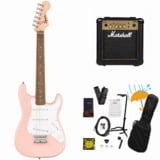 Squier by Fender / Mini Stratocaster Laurel Fingerboard Shell Pink