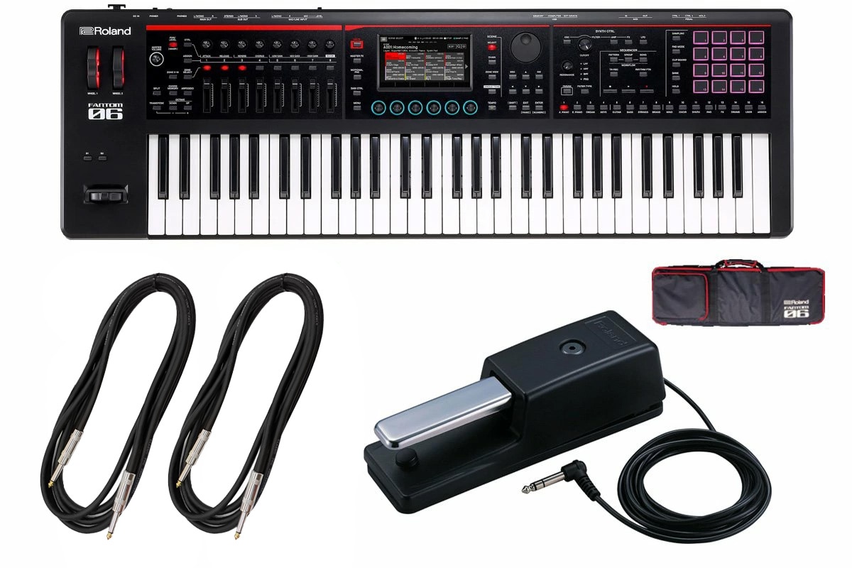 Roland / FANTOM-06【ダンパー・ペダル+ケーブルセット！】61鍵盤