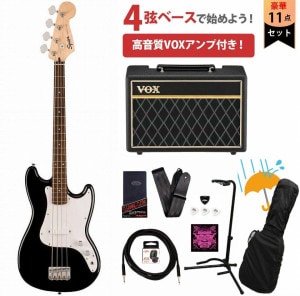 Squier by Fender / Sonic Bronco Bass Maple FB White PG Arctic