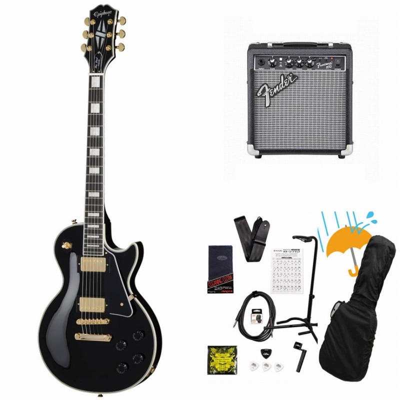 Epiphone / Inspired by Gibson Les Paul Custom Ebony エピフォン
