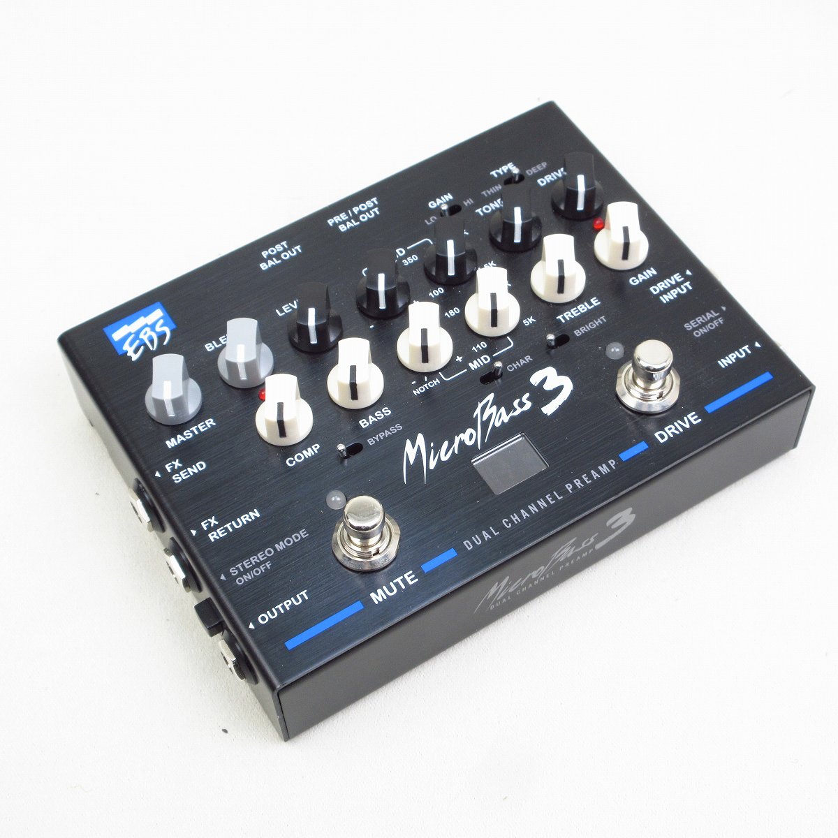 中古】EBS / Micro Bass 3 2-Channel Professional Outboard Preamp