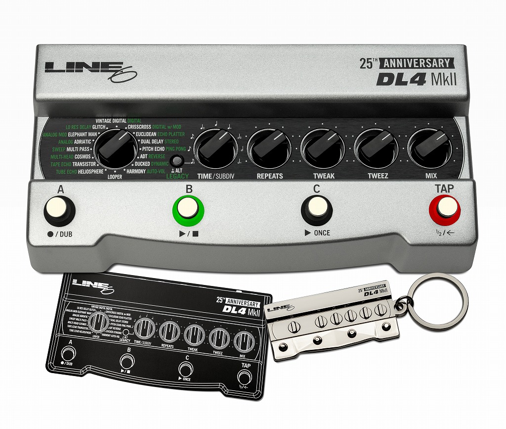 LINE6 / 25th Anniversary DL4 MkII ディレイ・モデラー ライン