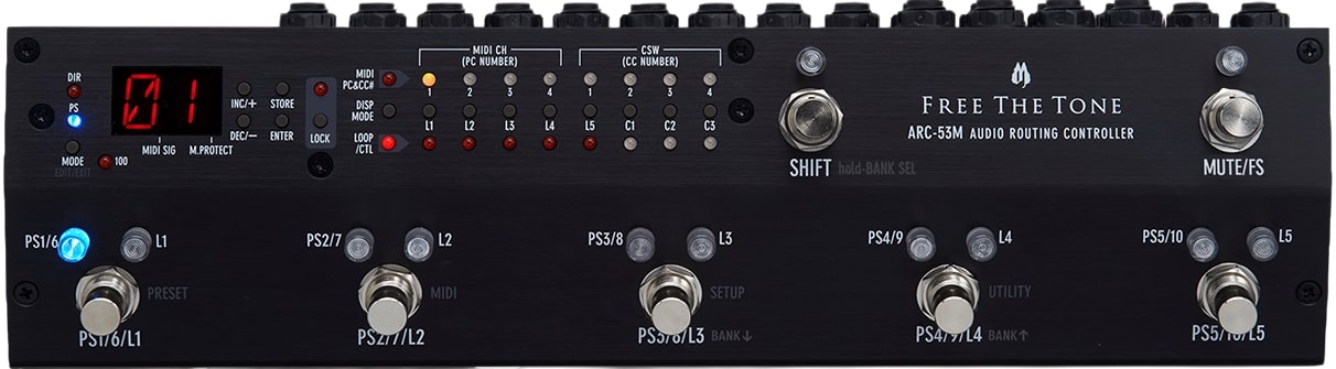 Free The Tone / ARC-53M Black Audio Routing Controller フリーザ