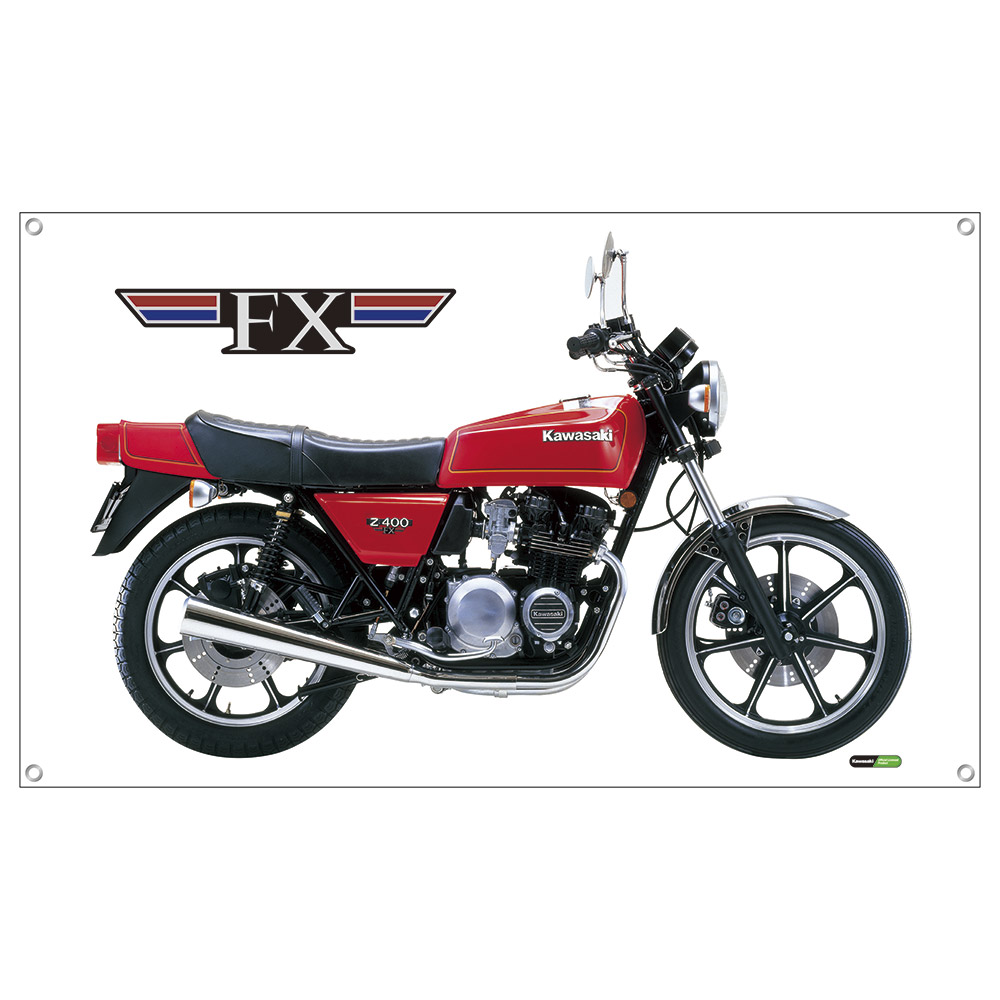 Kawasaki Z400FX 特大フラッグ | 車・バイク・鉄道 | ジュウロクホウイ