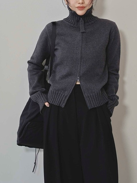 SALE20%OFF】TODAYFUL トゥデイフル Compact Zip Knit 12520508