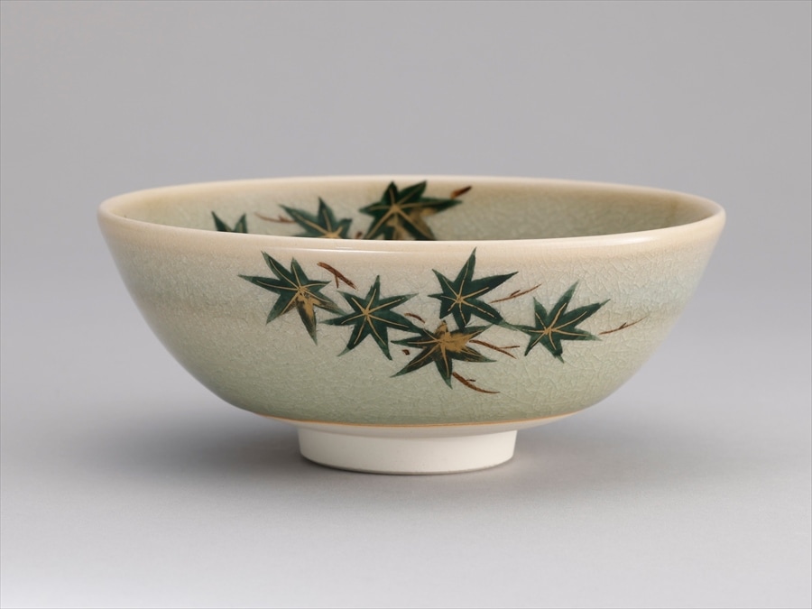 青楓と翡翠絵平茶碗 | カタログ・パンフレット 掲載品,夏カタログ(No