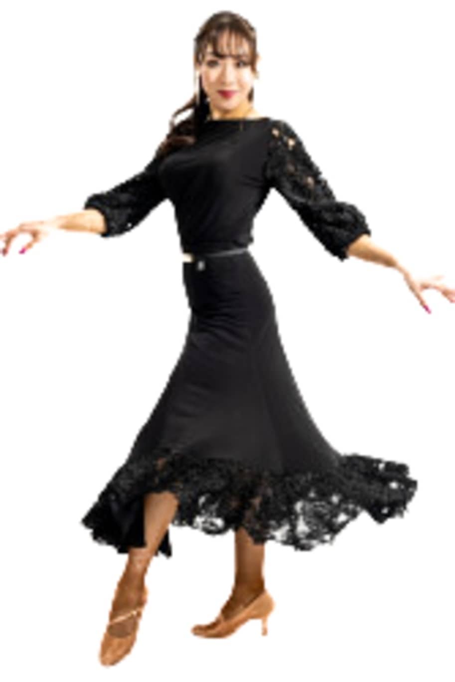 タカダンス MUSE スカート KRMUSK25｜社交ダンス ダンスウエア