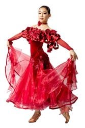 タカダンス スタンダードドレス 3S-00183 ｜社交ダンス スタンダード