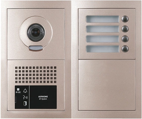 GT-4DMA アイホン カメラ付集合玄関機 フルキー式4局 即配・速配なら