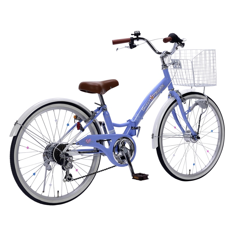 子供用自転車 24インチ M-804F S-MELODY 6段ギア オートライト｜自転車