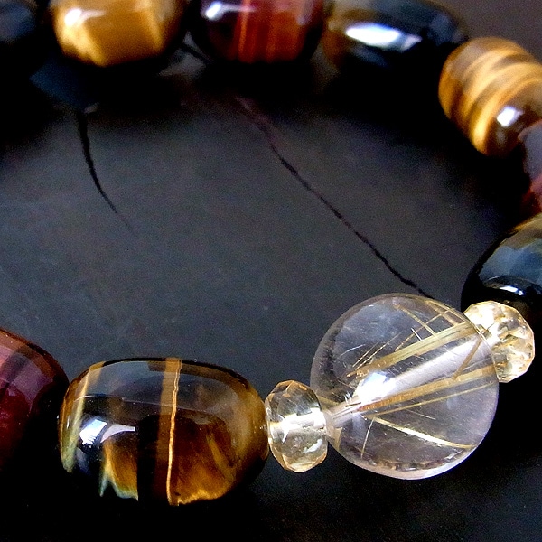 純正オリジナル 億万長者 ブレスレット Part2 ルチルクォーツ