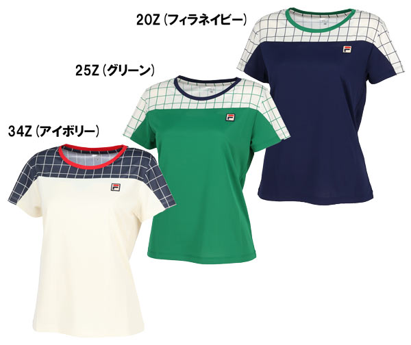フィラ】FILA EL0033（ﾚﾃﾞｨｰｽ）ゲームシャツ 2025春夏ウェア