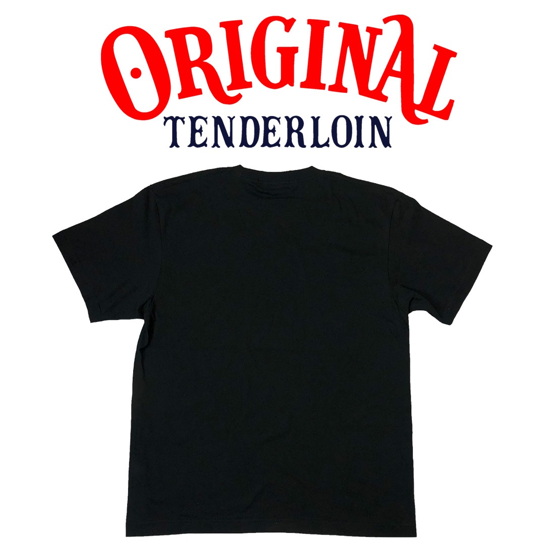 TENDERLOIN LOGO T-SHIRTS 5.6oz PREMIUM COTTON 100% BLACK | T-SHIRT