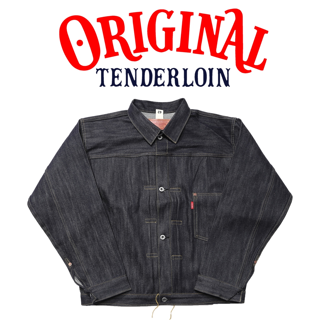 TENDERLOIN Denim JACKET 1944 38 40 42 INDIGO Rigid | JACKET