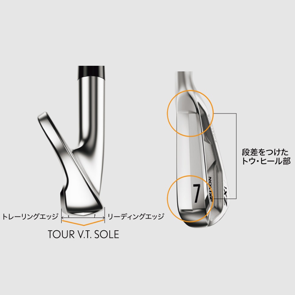 6単体】【山下美夢有使用モデル】SRIXON ZXi5 IRON DG85 装着モデル