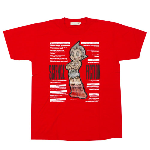 14営業日以内に発送】アトム Tシャツ メカニック2003(レッド