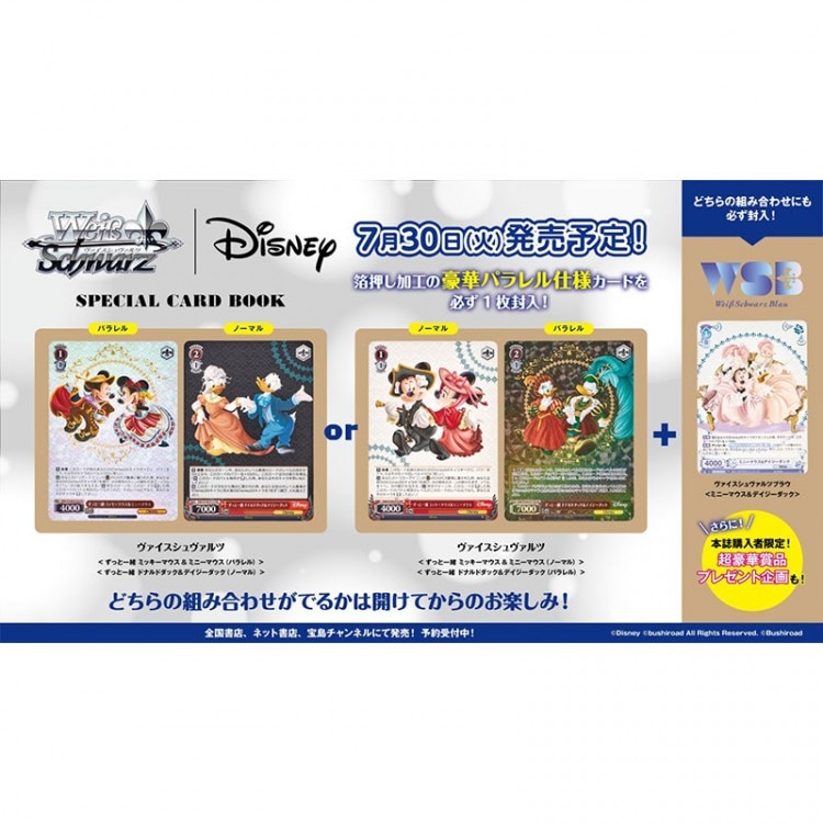 ヴァイスシュヴァルツ｜Disney SPECIAL CARD BOOK | 商品カテゴリ一覧