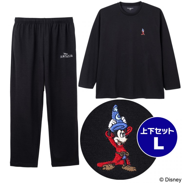 上下セット／XLサイズ Disney MICKEY MOUSE 疲労回復ウェアBOOK