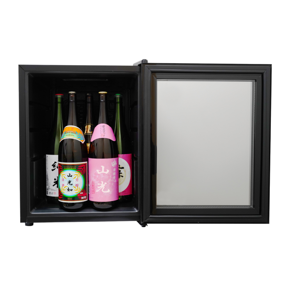 一升瓶を縦置きできる日本酒冷蔵庫「俺の酒蔵」 | 【公式】サンコー