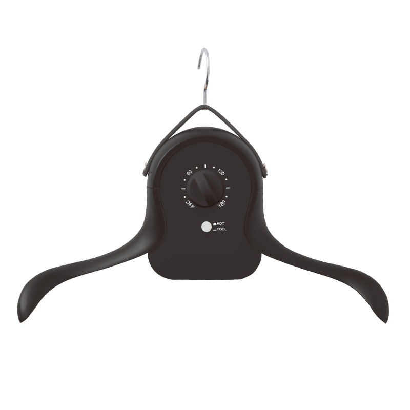 シワを伸ばすハンガー型乾燥機「アイロンいら～ず」ホワイト/ブラック