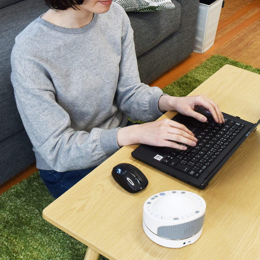 環境音で集中力を高める「ホワイトノイズサウンドボックス」 | 【公式