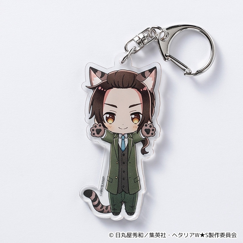 ヘタリアWorld☆Stars】のび猫アクリルキーホルダー（中国）[キャラfab