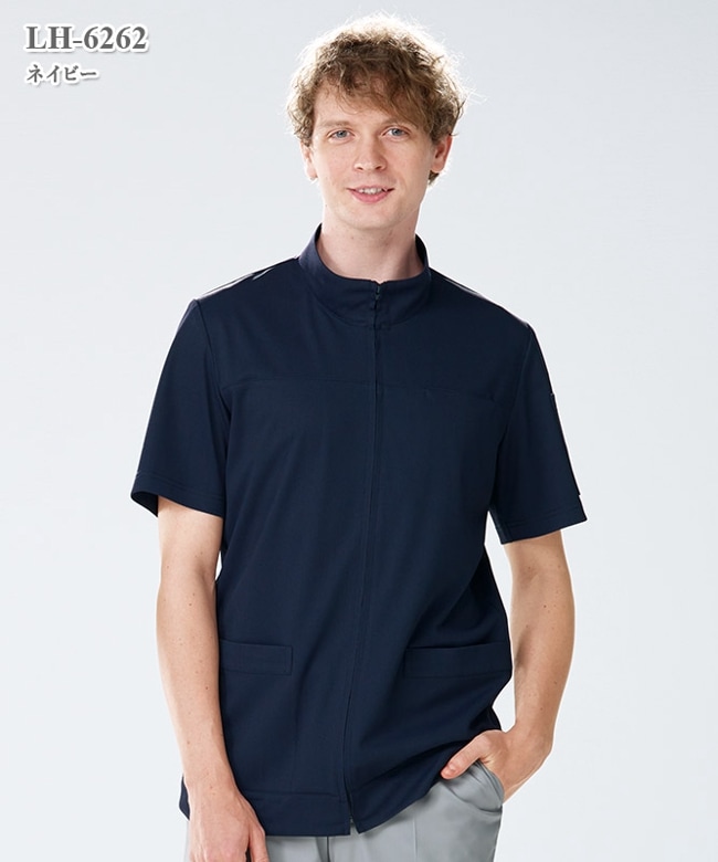 男子上衣半袖[ナガイレーベン製品] LH-6262｜THS-白衣通販・販売