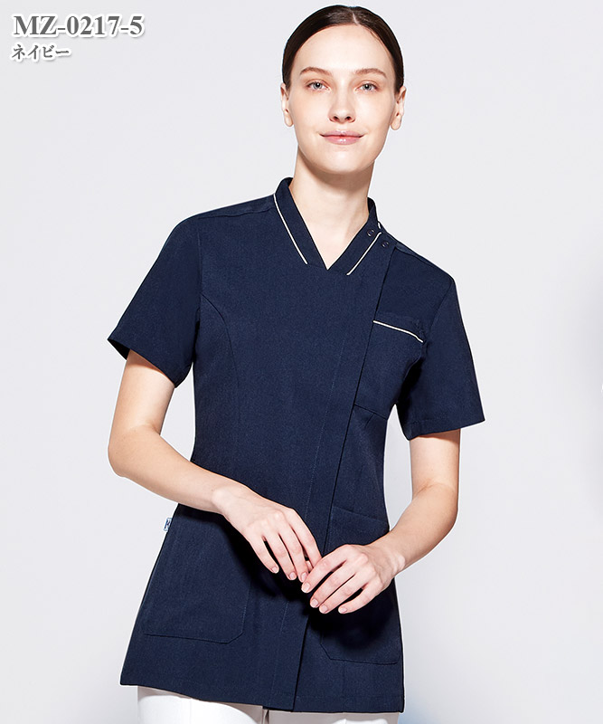 ミズノ女子ジャケット半袖[チトセ製品] MZ-0217｜THS-白衣通販・販売