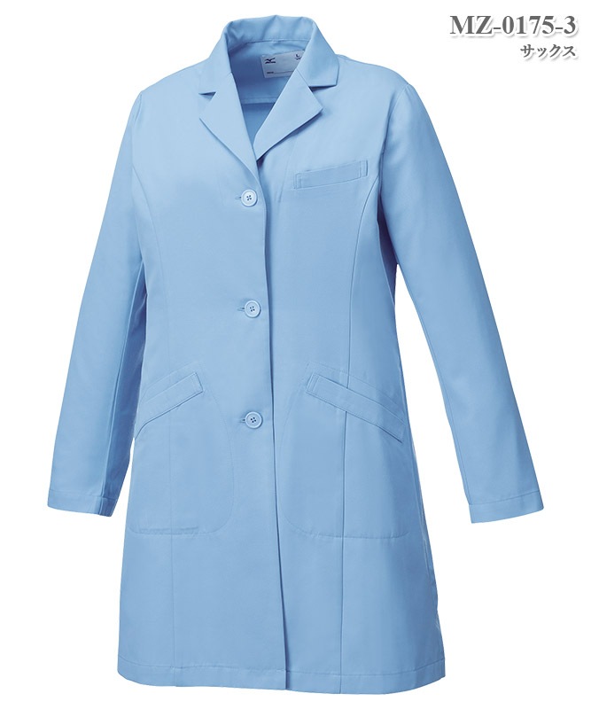 ミズノ女子白衣ドクターコート長袖[チトセ製品] MZ-0175｜THS-白衣通販