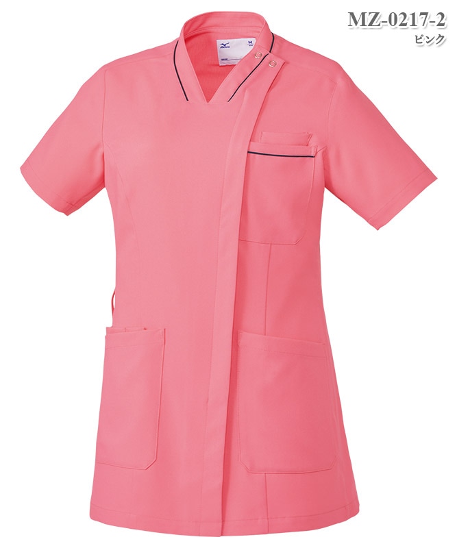 ミズノ女子ジャケット半袖[チトセ製品] MZ-0217｜THS-白衣通販・販売