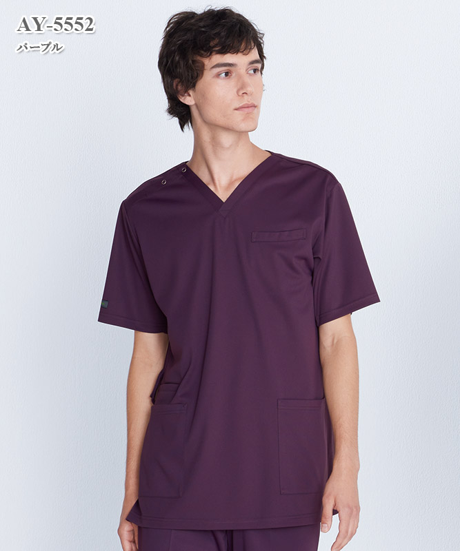 男子スクラブ半袖[ナガイレーベン製品] AY-5552｜THS-白衣通販・販売