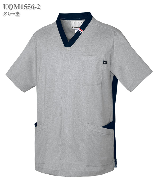 ルコックスポルティフユニセックスVネックスクラブ半袖[明石S.U.C.製品