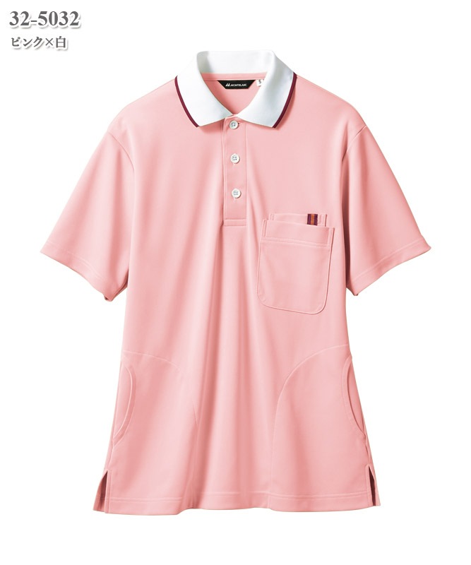男女兼用ポロシャツ半袖[住商モンブラン製品] 32-5032～5039｜THS-白衣