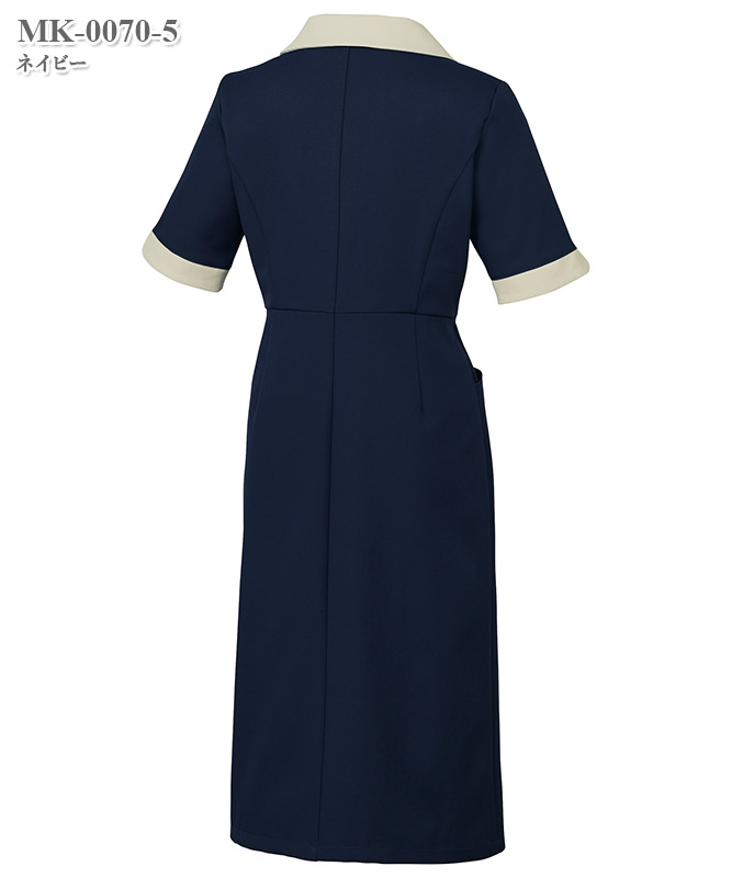 ミッシェルクランワンピース半袖[チトセ製品] MK-0070｜THS-白衣通販・販売