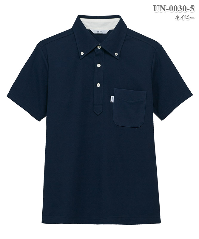 男女兼用ポロシャツ半袖[チトセ製品] UN-0030｜THS-白衣通販・販売