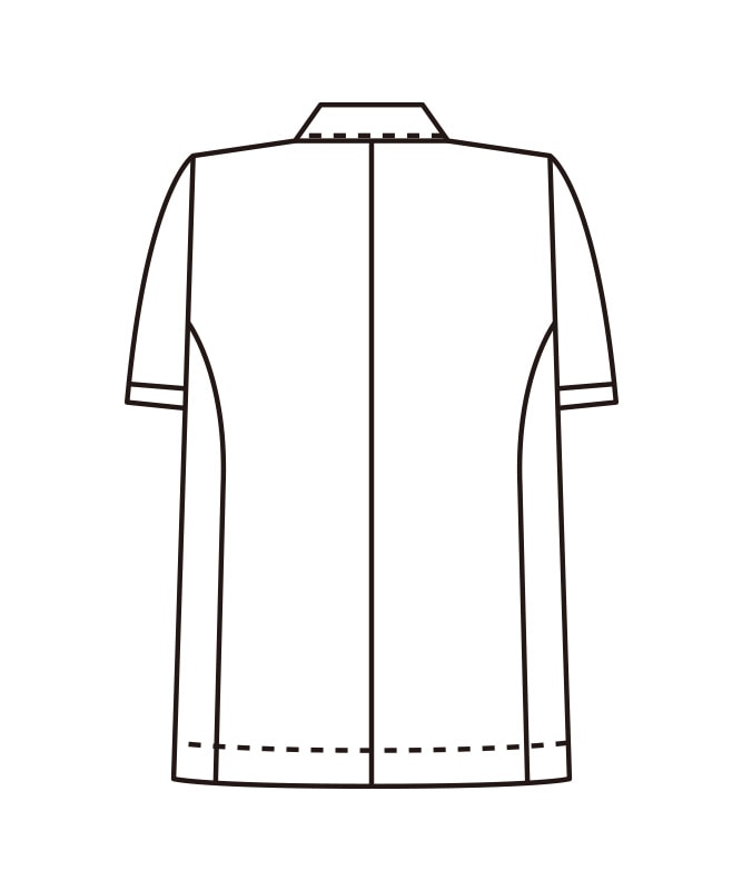 衿付調理衣半袖[男子][KAZEN製品] 312-30｜飲食店制服・フード