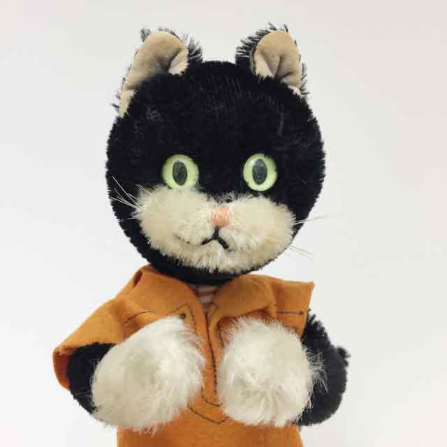 Schuco シュコーBigo Belloシリーズ 黒猫ブラックキャットのぬいぐるみ