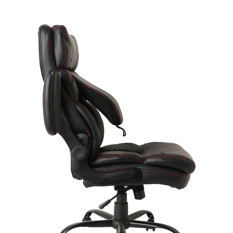 キャスターチェア RSPC-BK 可動式ランバーサポート付き BKの通販｜東京