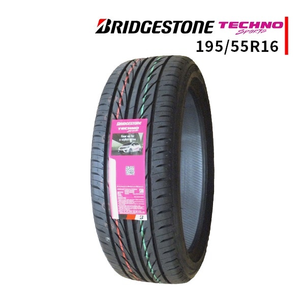 激安 ◇195/55R16 87V 2026年製造 BRIDGESTONE TECHNO SPORTS