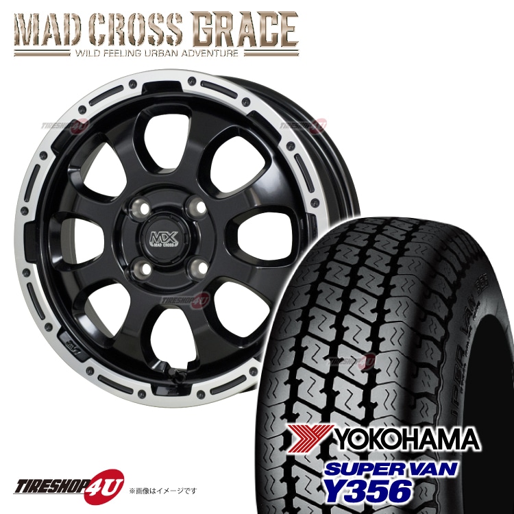 MAD CROSS GRACE 12x4.0J 4/100 +43 GB/P MUDSTAR RADIAL M/T 145