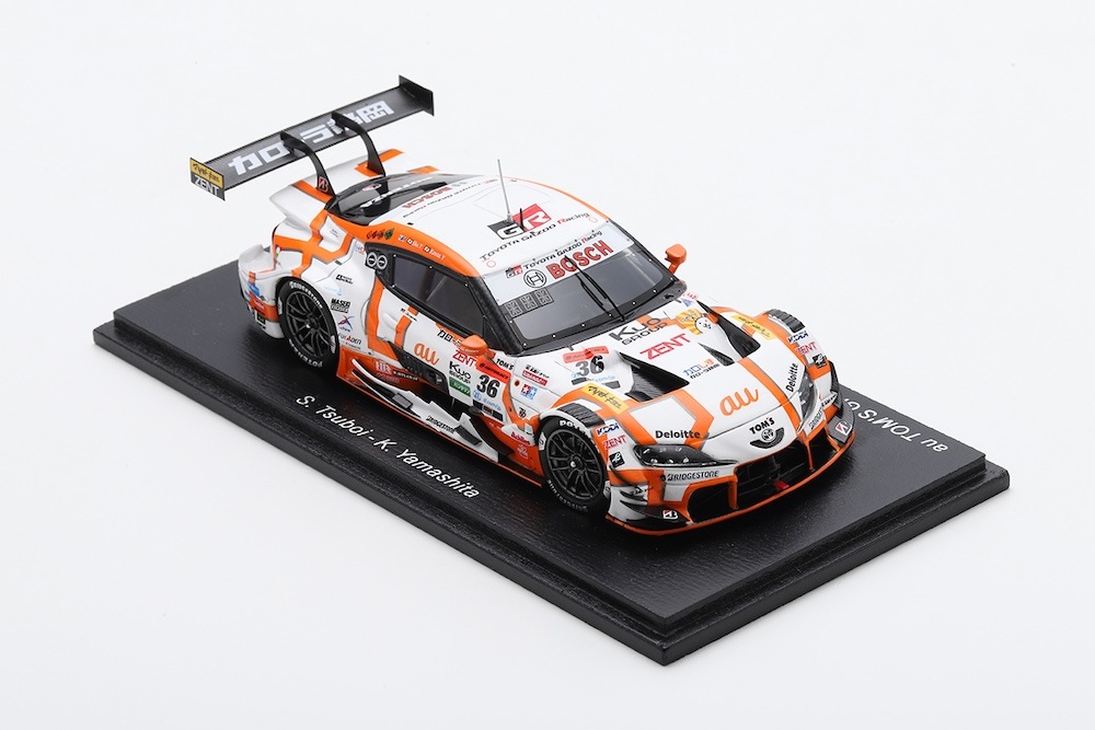 1/43 au TOM'S GR Supra No.36 TGR TEAM au TOM'S GT500 SUPER GT 2024