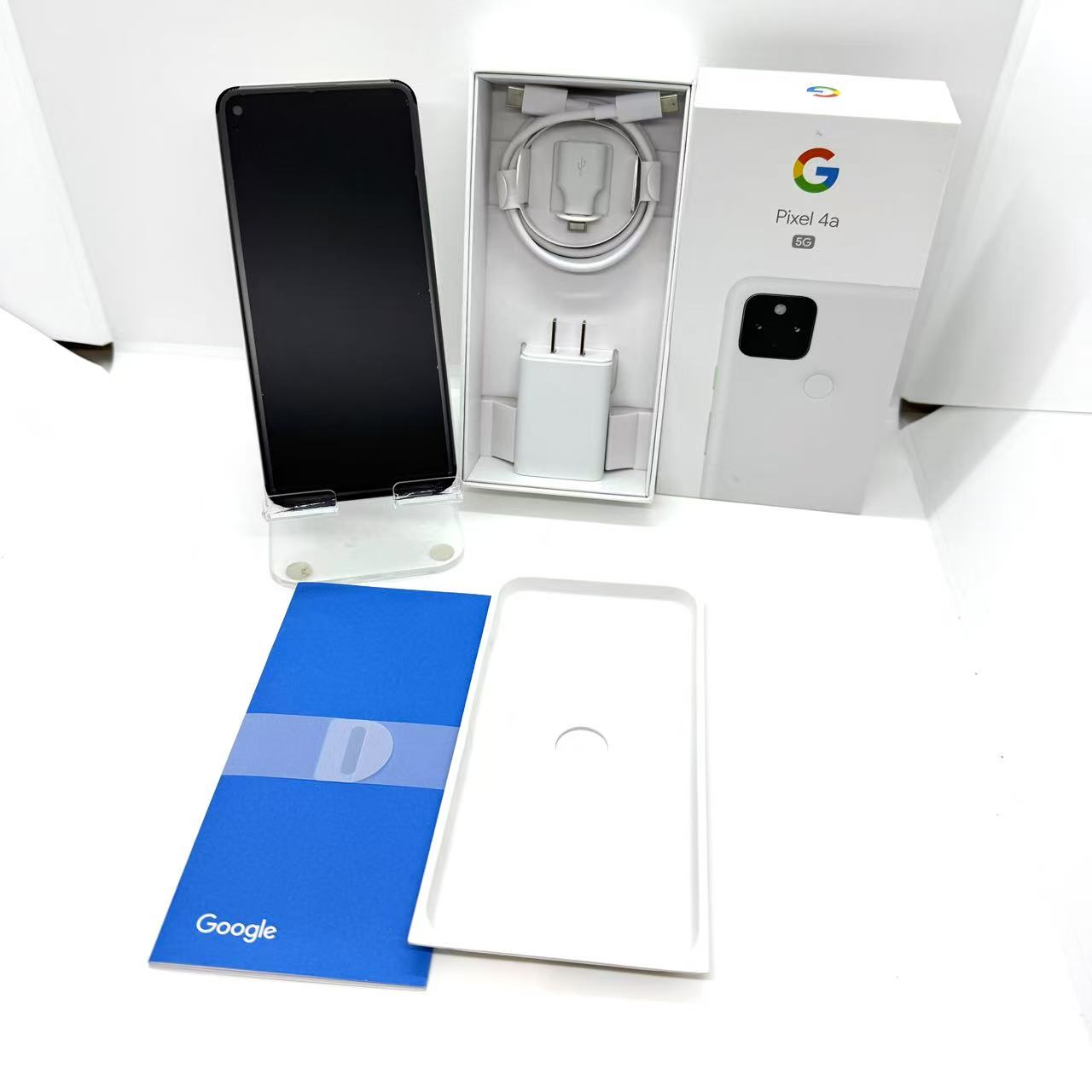 未使用品」SIMフリー Google Pixel 4a 5G 6.2インチ/6GB/128GB Clearly